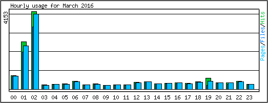 Hourly usage